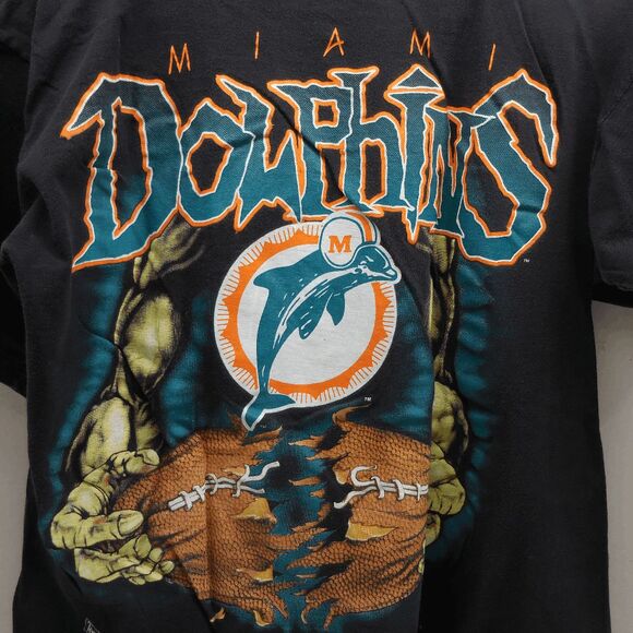 Vintage Miami Dolphins NFL Magic Johnson T's Shirt 1994 Size Medium Rare